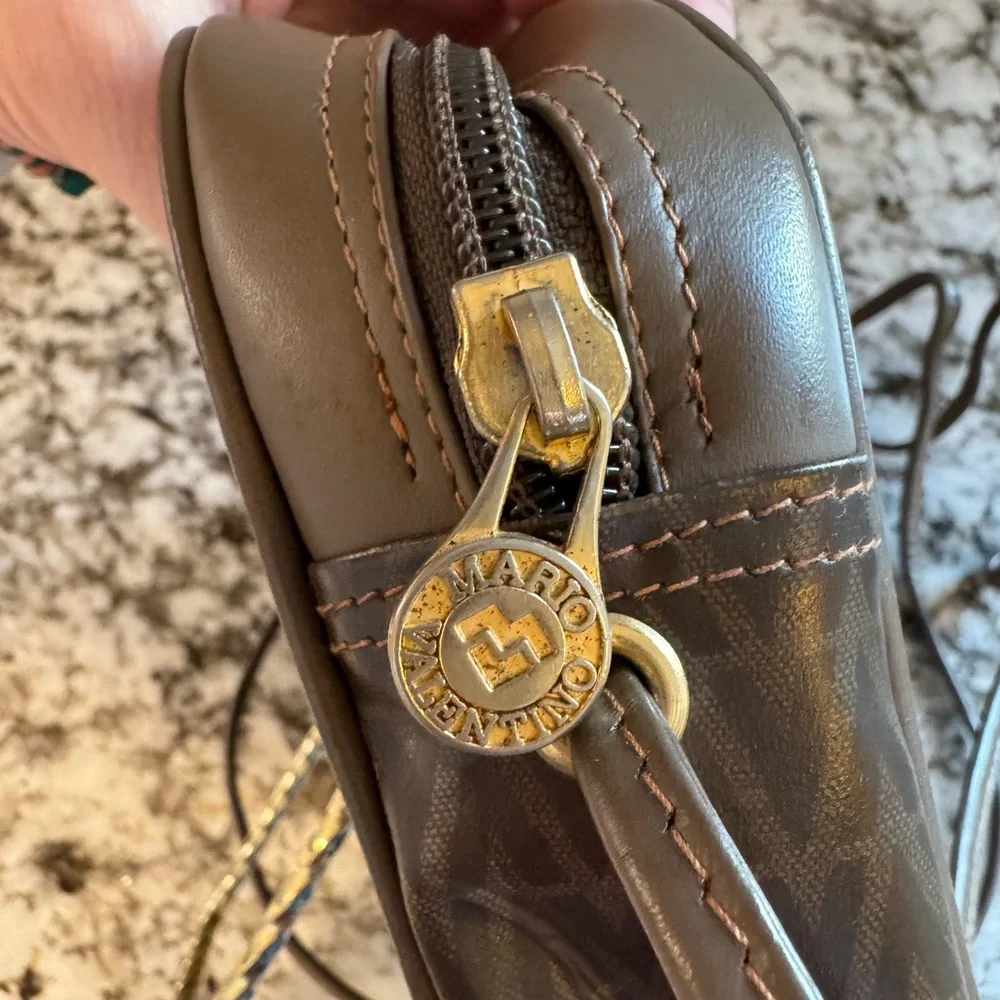 Valentino Vintage Brown Crossbody Bag